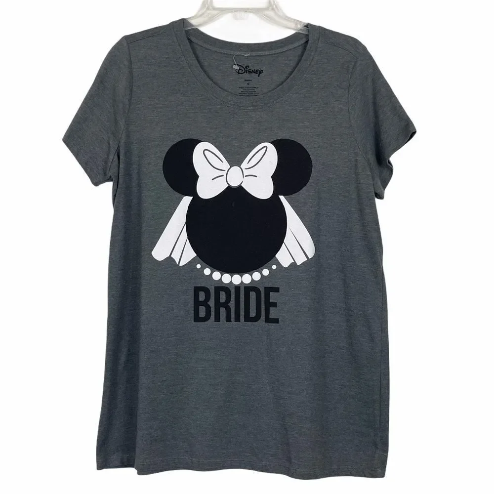 Brand New Disney "Bride" Short Sleeve Tee - Picture 1 of 5